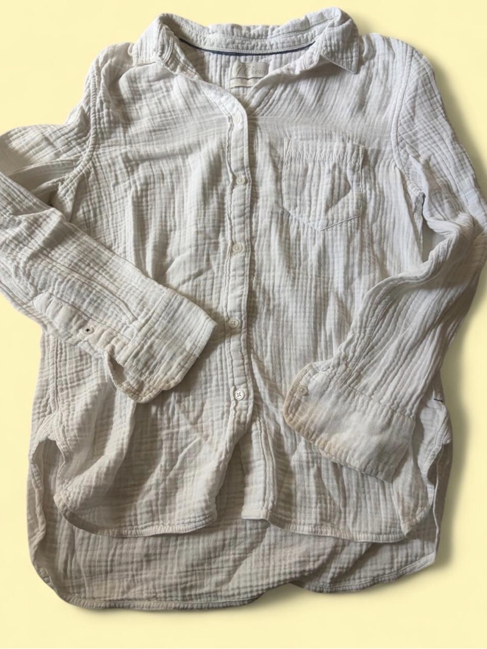 J.Crew Gauze Button Up
